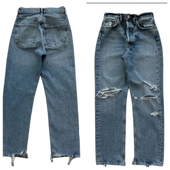 AGOLDE 90s High Rise Waist Straight Loose Fit 25